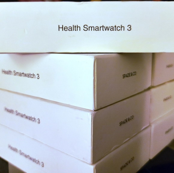 Rose Gold Health Smart Watch 3 by Spade & Co Pink iOS Android - Picture 11 of 12